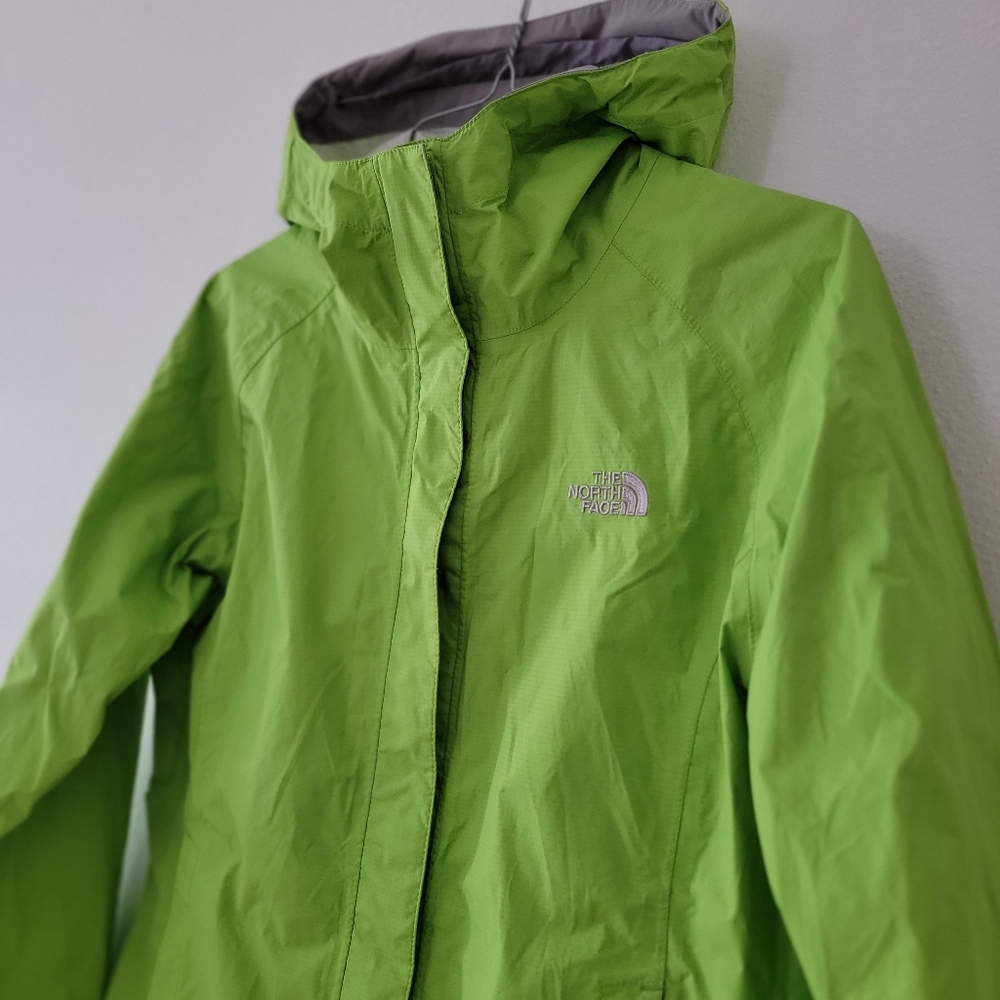 The north face women's windbreaker waterproof color green size S - Picture 2 of 9